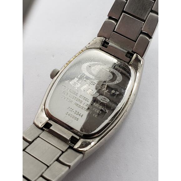 Fossil Blue women's watch. AM-3344 340005. Small square face. Working watch - Picture 6 of 8